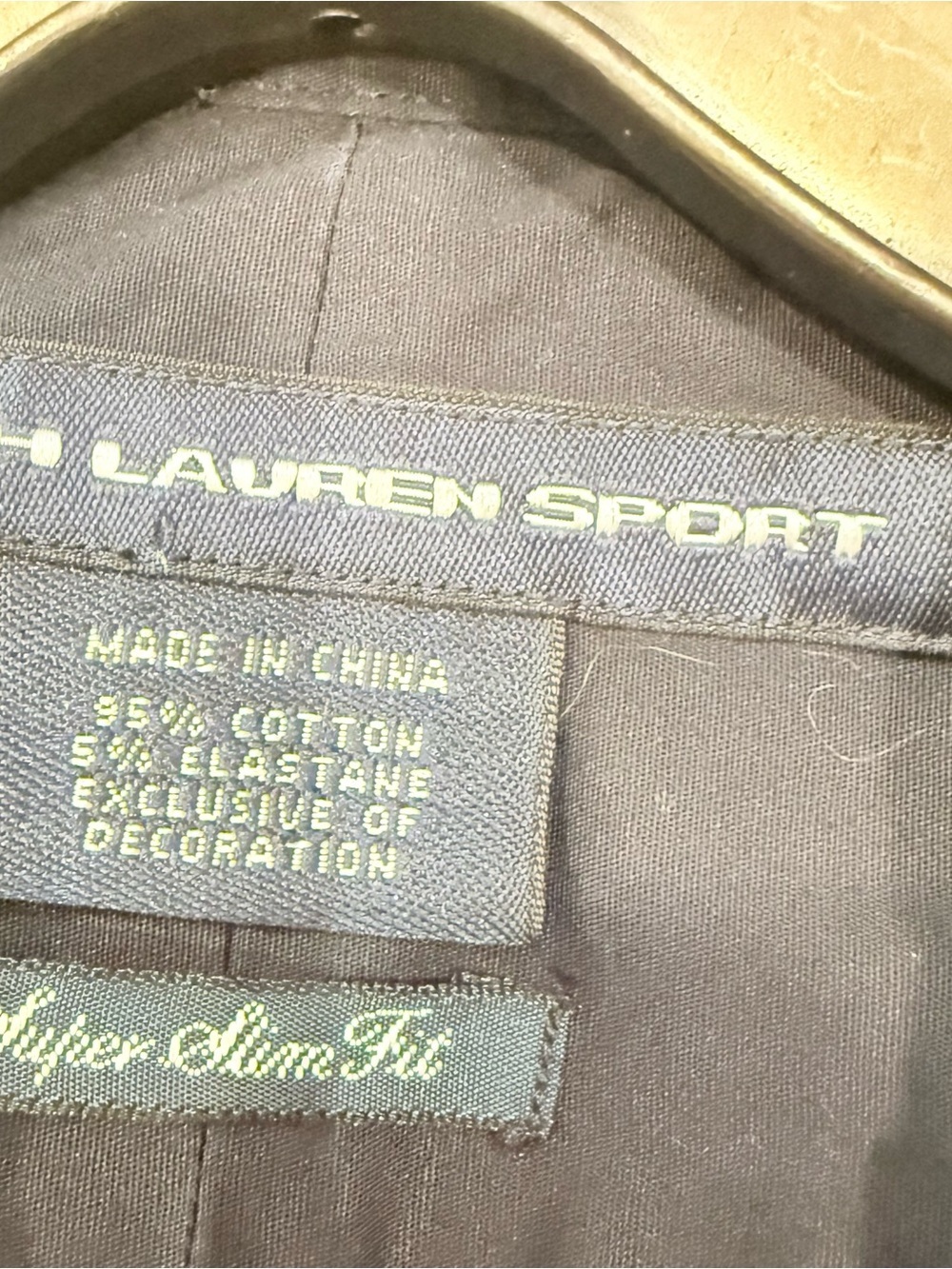Ralph Lauren Sport Women’s Navy Blue Button Down Short S/S Pony Logo Sz 10 EUC - Picture 5 of 10